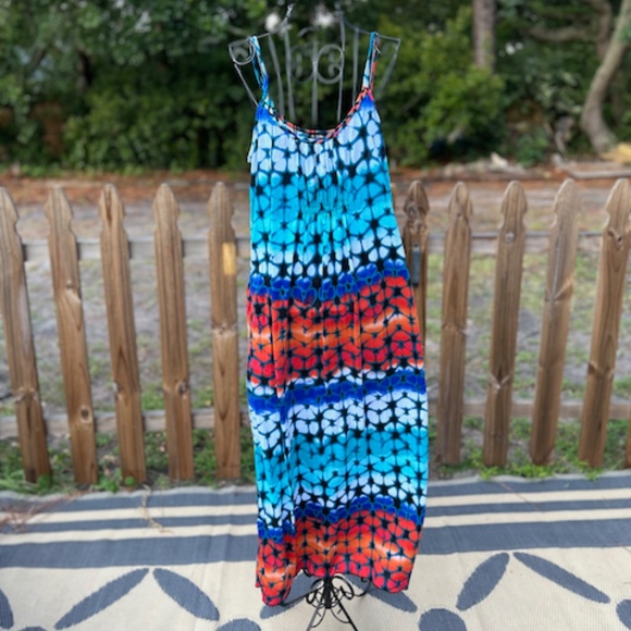 Nicole Miller Colorful Maxi Dress - Medium - Picture 2 of 9